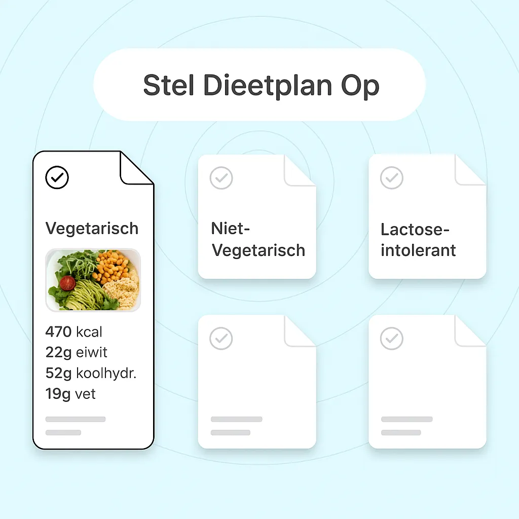 Ernährungsplan-Formular-Setup zur Erstellung deines 28-Tage-Plans