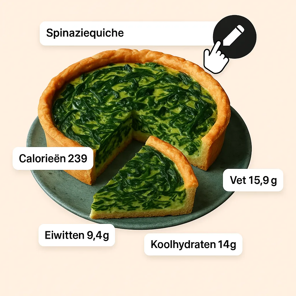 Sofortige Kalorienanalyse-Verarbeitung