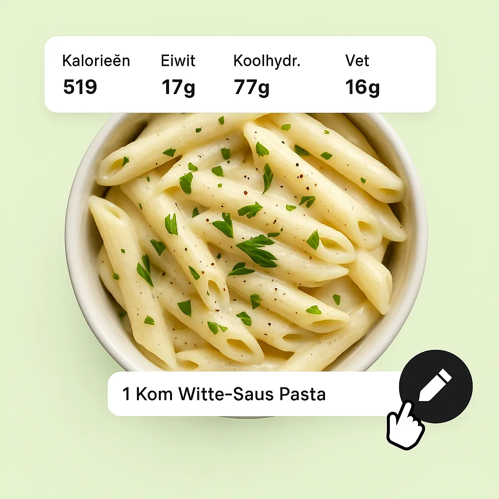 Pregnancy meal logging mit photo, voice, und text options