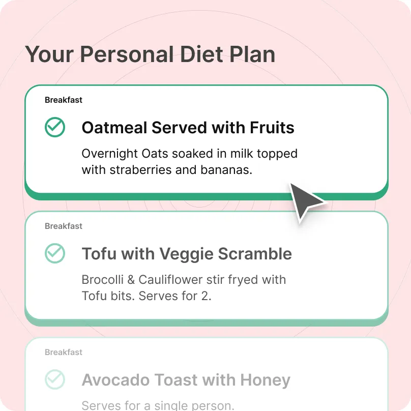 28-day AI weight loss meal plan calendar