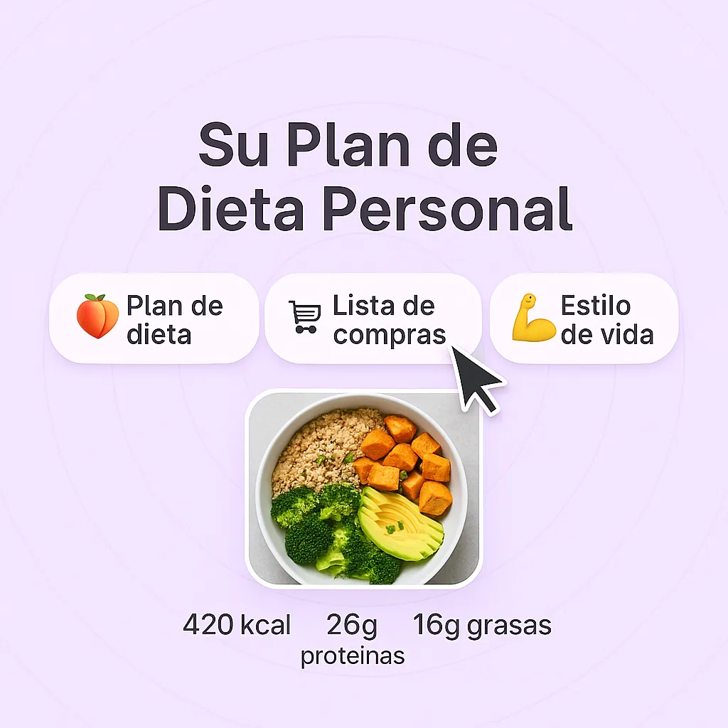 Abrir la pestaña Lista de Compras en el Plan de Dieta