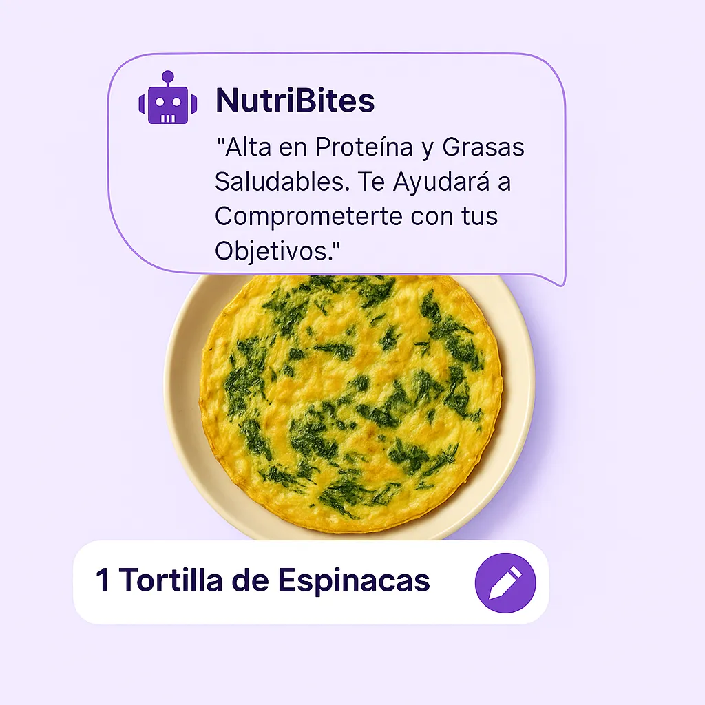 Pantalla de la calculadora de TDEE
