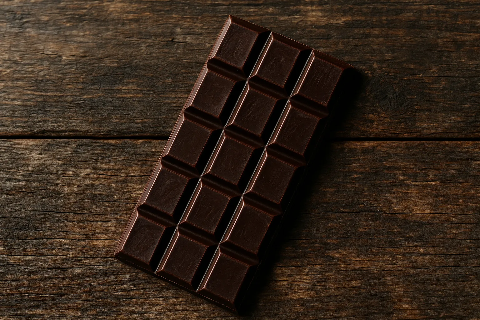 Amul Dark Chocolate bar with rich cocoa color - 210 calories per 40g bar