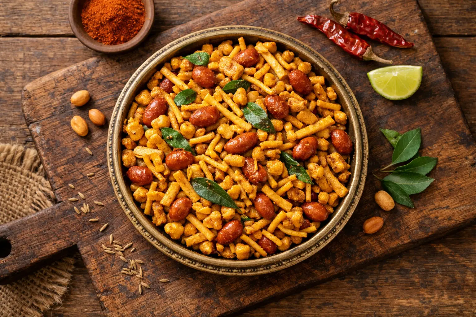 Balaji Punjabi Tadka Namkeen-Snackmischung - 598 Kalorien pro 100 g