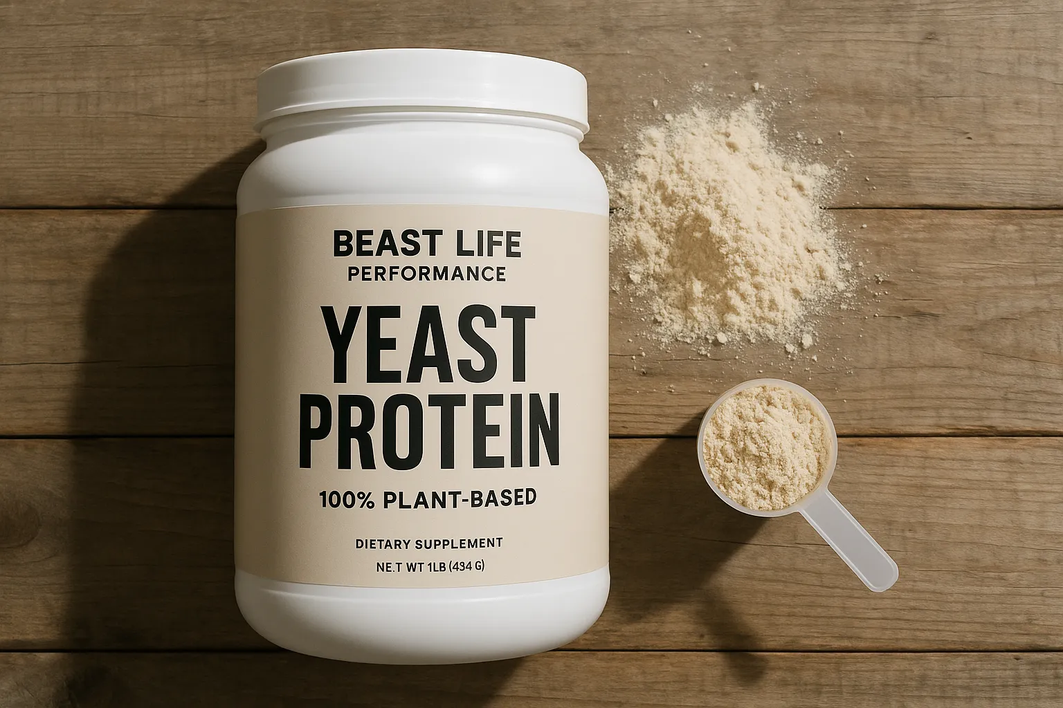 Beast Life Performance Yeast Protein powder container - प्रति स्कूप 120 कैलोरी
