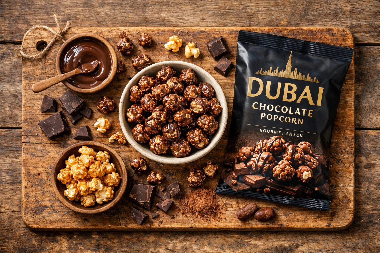 Belle's Dubai Chocolate Popcorn - 150 Kalorien pro Portion
