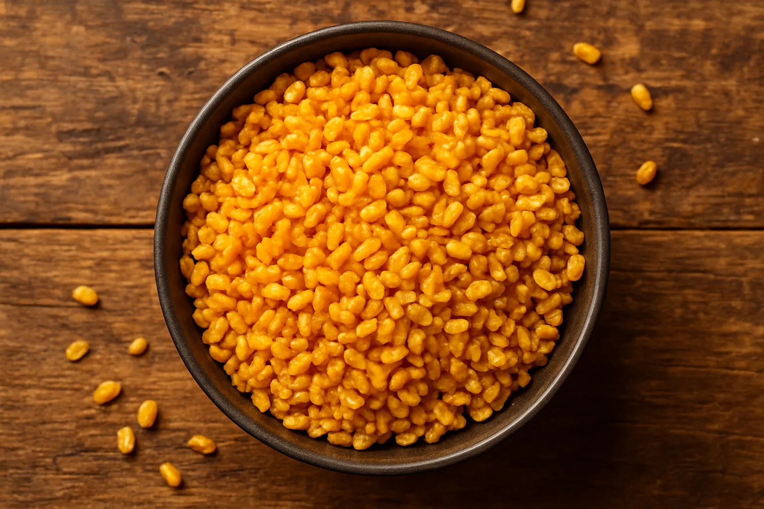 Bikano Moong Dal crunchy snack in serving bowl - 370 calories per 30g