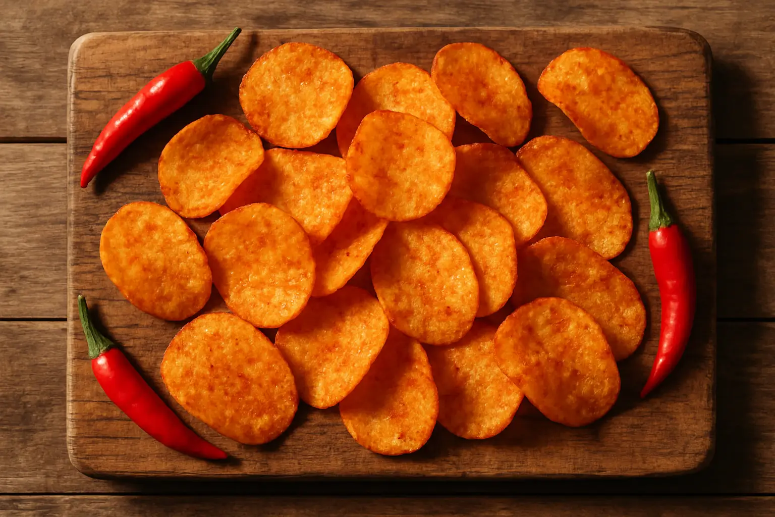 Bag of Calbee Asian Style Crisps Hot & Spicy showing nutrition label