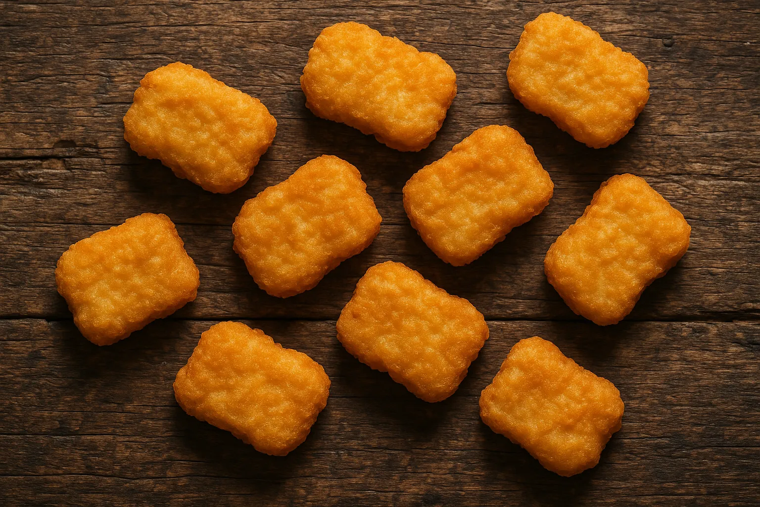 Knusprige Chicken Nuggets - 296 Kalorien pro 100 g (6 Stück)