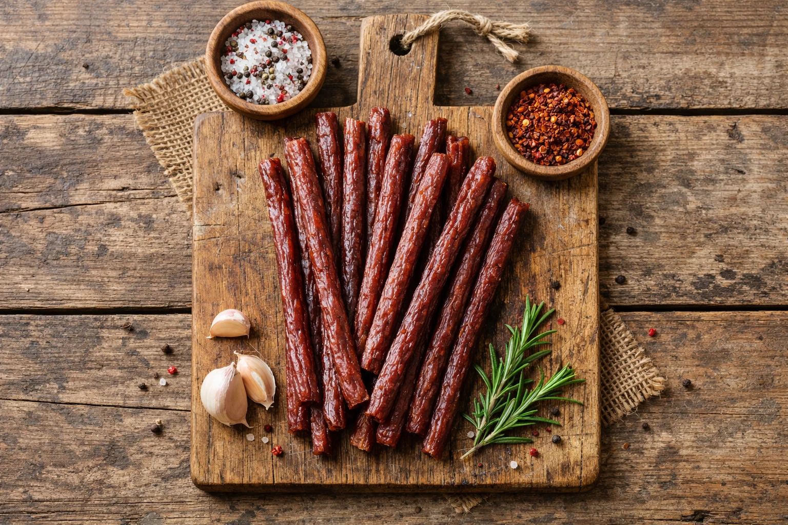 Stick de bœuf BBQ fumé Chomps frais - 100 calories par stick