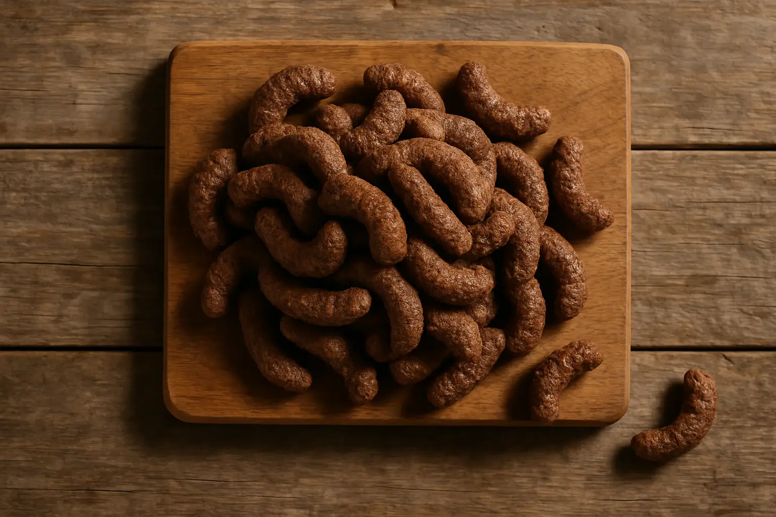 Crown Chocolate Flavoured Corn Snack bag with corn puffs coated in hazelnut chocolate