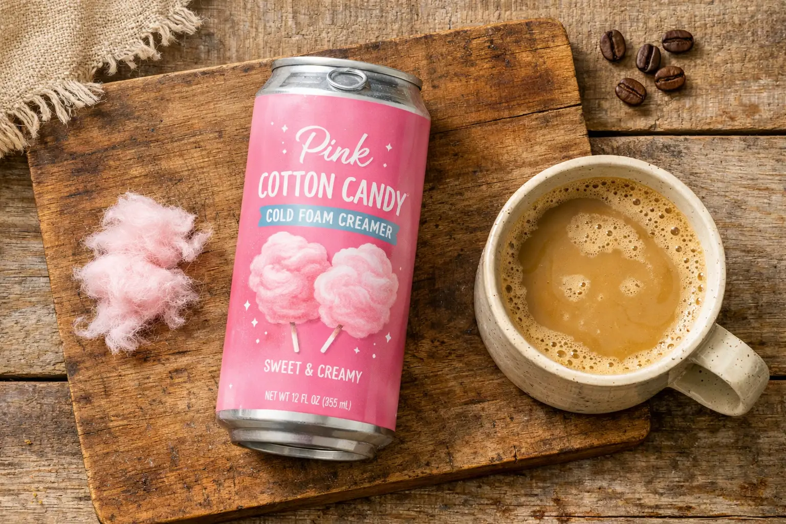 International Delight Cotton Candy Cold Foam - 20 calorías por porción de 2 cucharadas