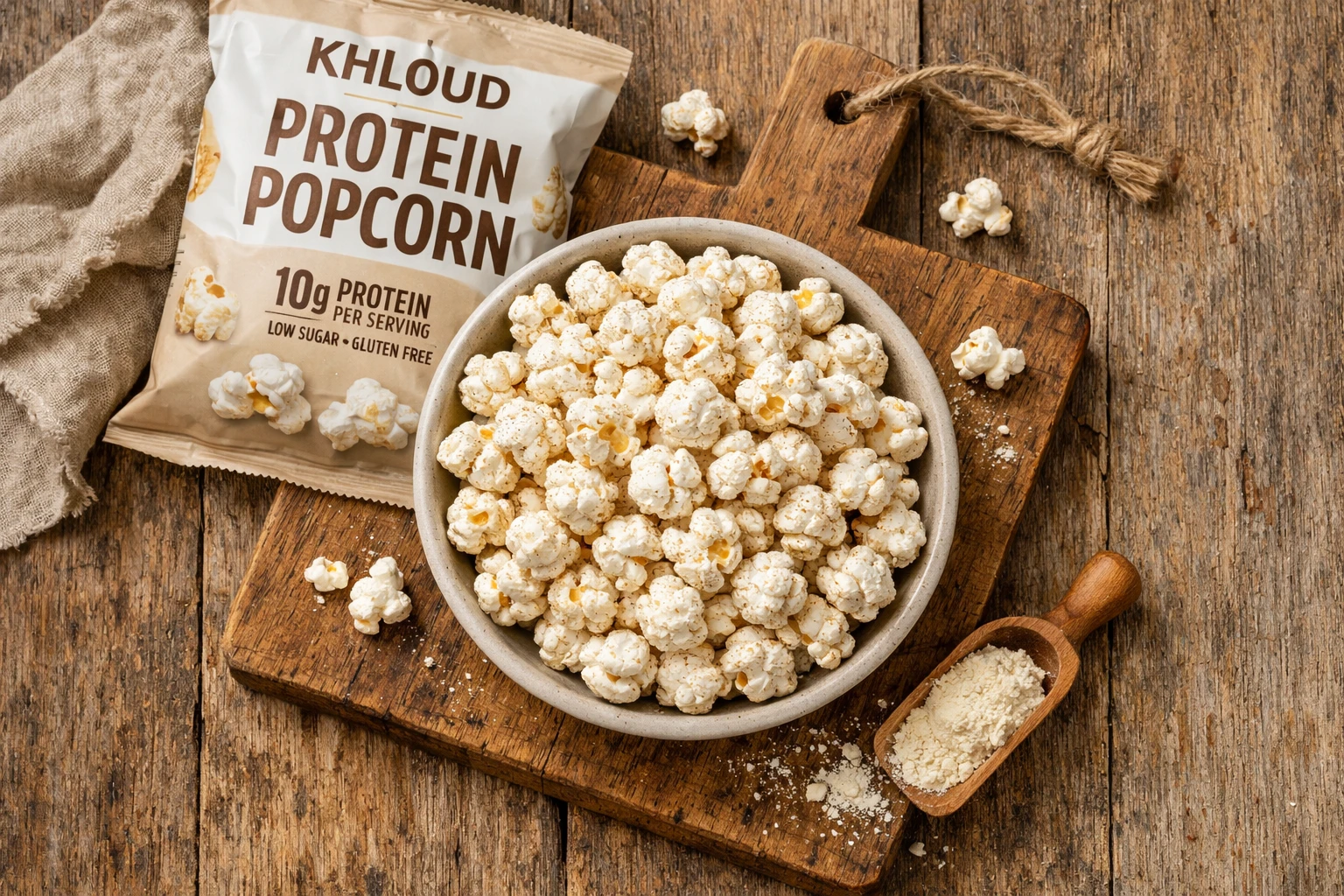 Khloud Protein Popcorn Sweet & Salty Kettle - 150 calorías por porción de 1 oz