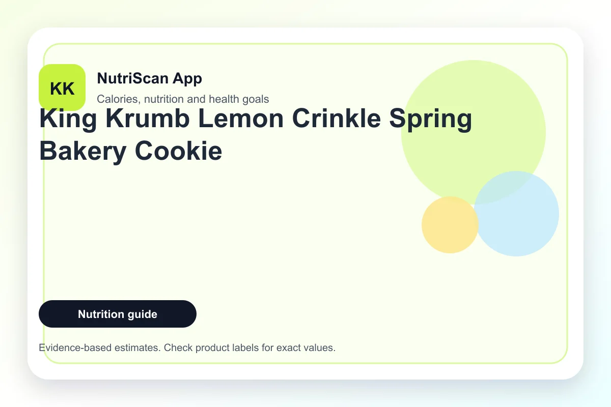 King Krumb Lemon Crinkle Spring Bakery Cookie dusted with powdered sugar on a white plate