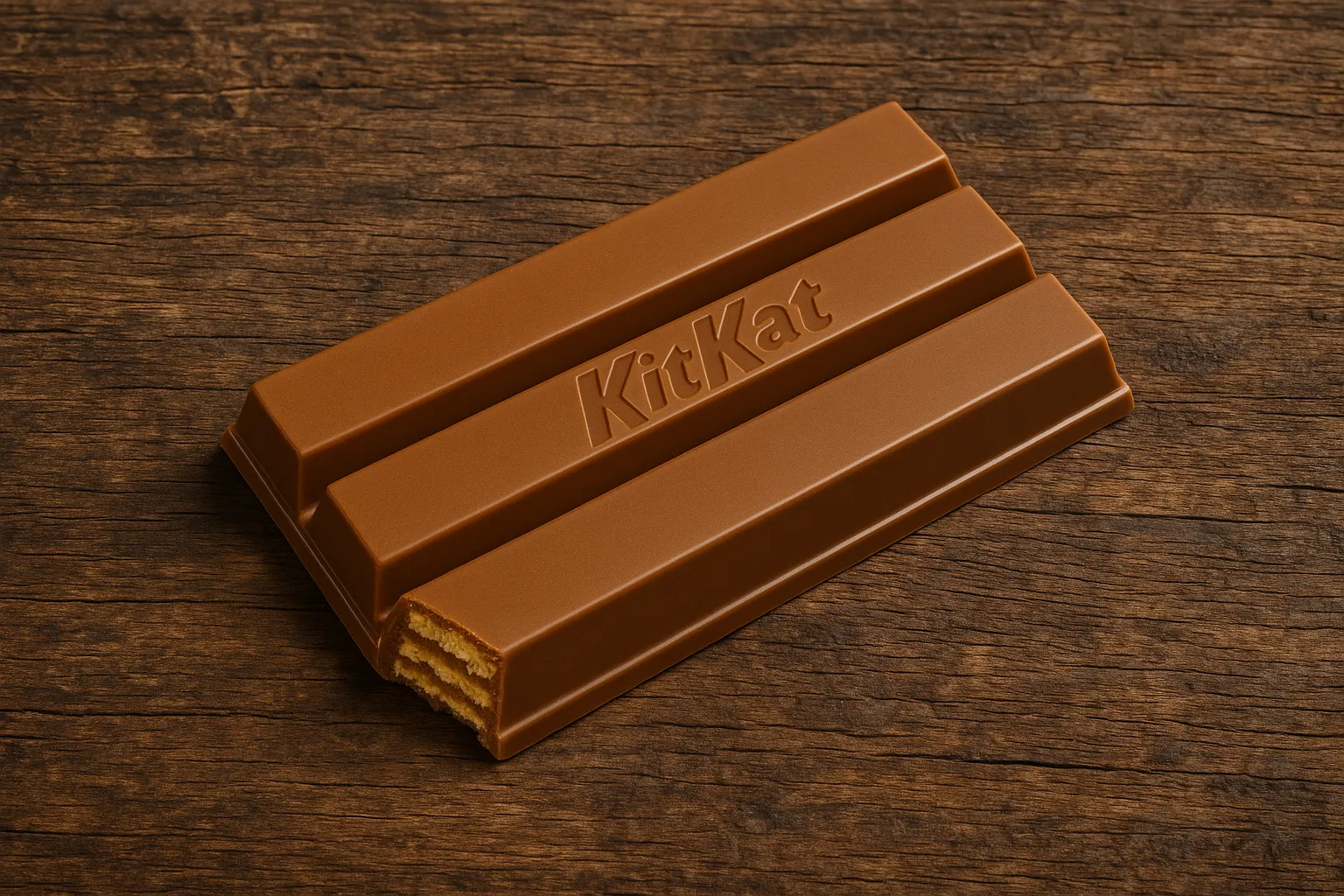 Barra KitKat 4 Finger con capas de oblea dorada - 218 calorías por barra