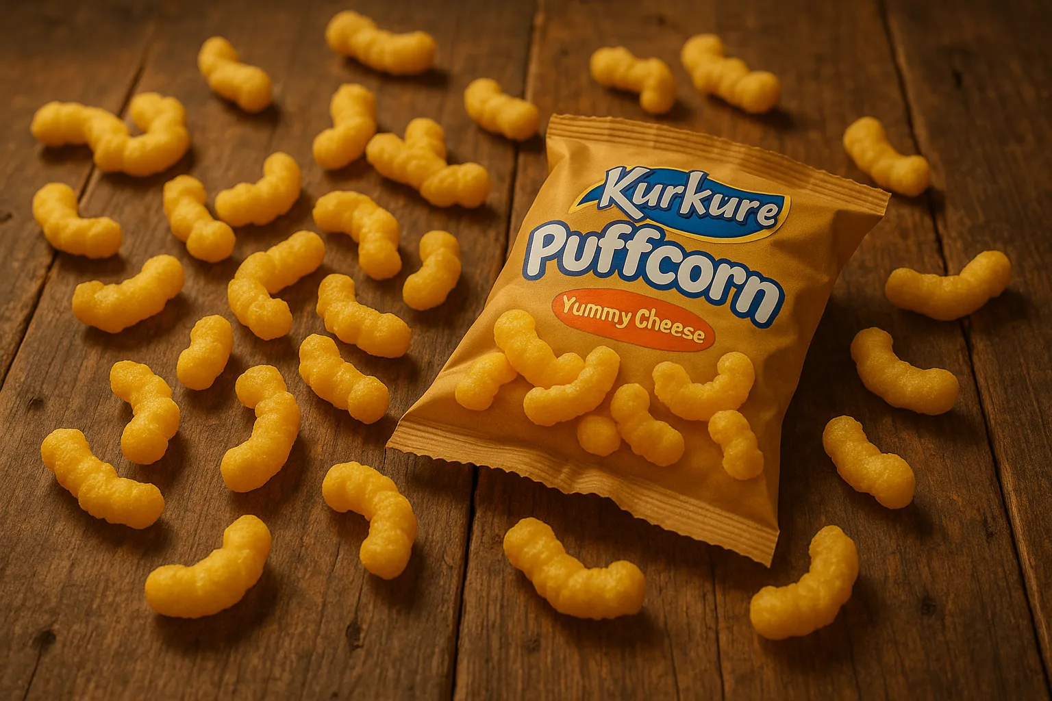 Kurkure Puffcorn Yummy Cheese snack - 185 calories per pack