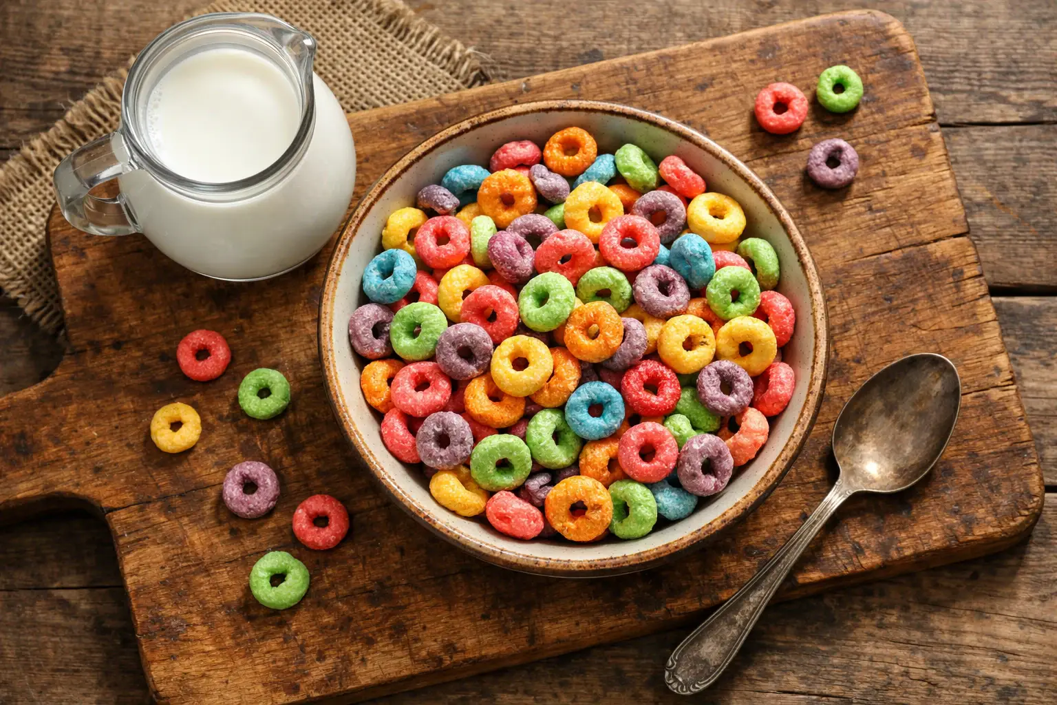 Magic Spoon Fruity cereal in bowl - 140 calories per serving