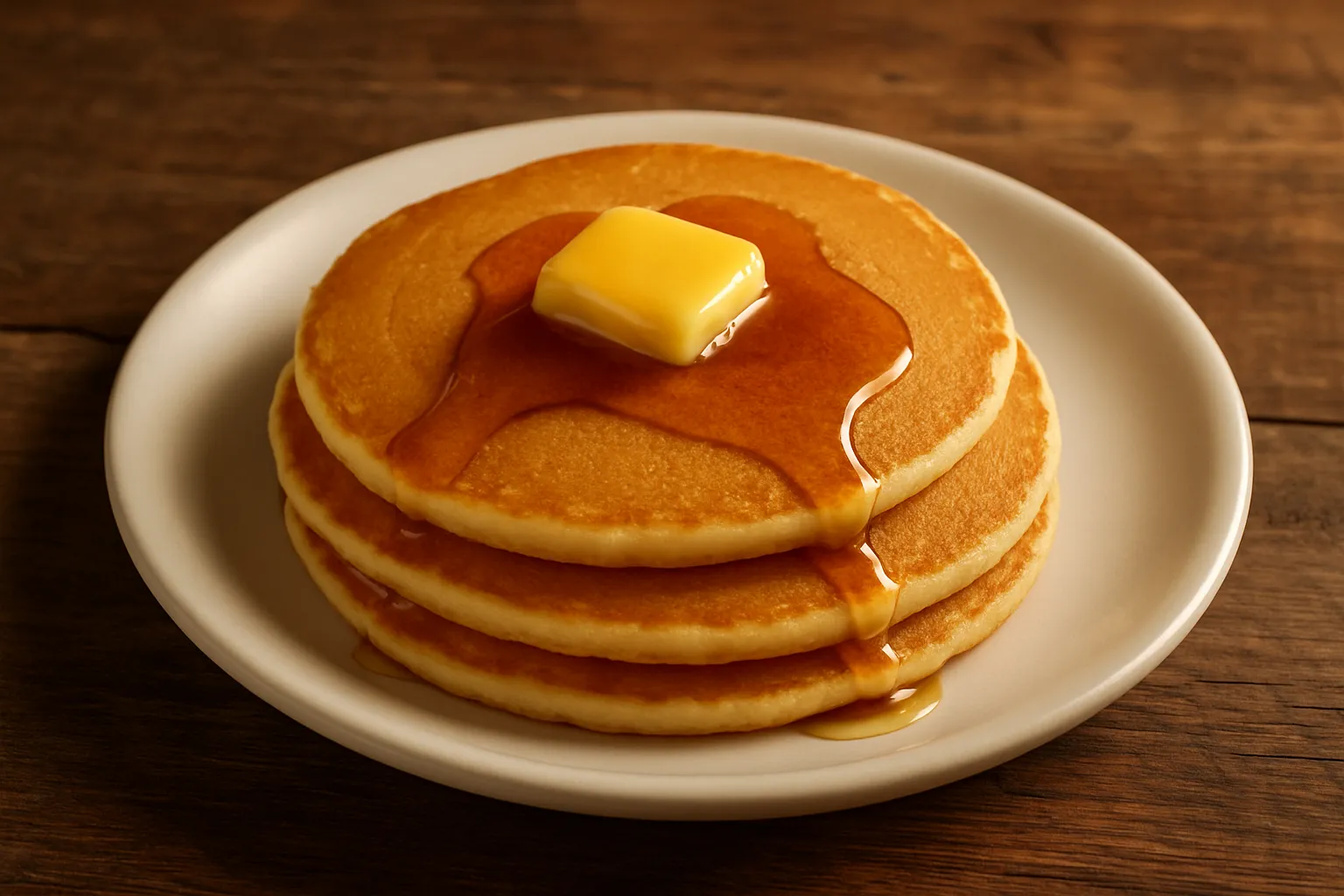 McDonald's Hotcakes served with butter and syrup - 350 calories per serving