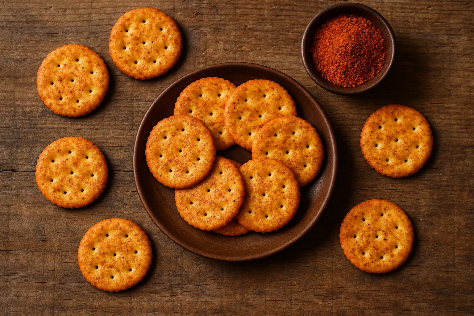 Parle Monaco Masala biscuits on rustic wooden table - 495 calories per 100g