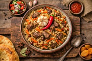 Plov Uzbek Rice Pilaf Calories Nutrition And Health Benefits Plov Uzbek Rice Pilaf Calories Nutrition And Health Benefits