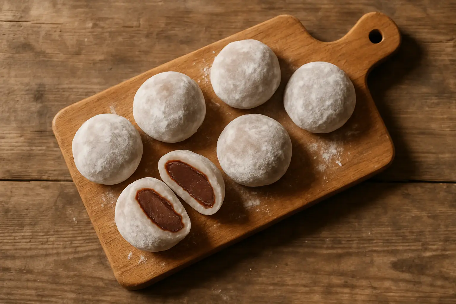 Q Mochi Chocolate rice cakes with chocolate filling nutrition facts and calories