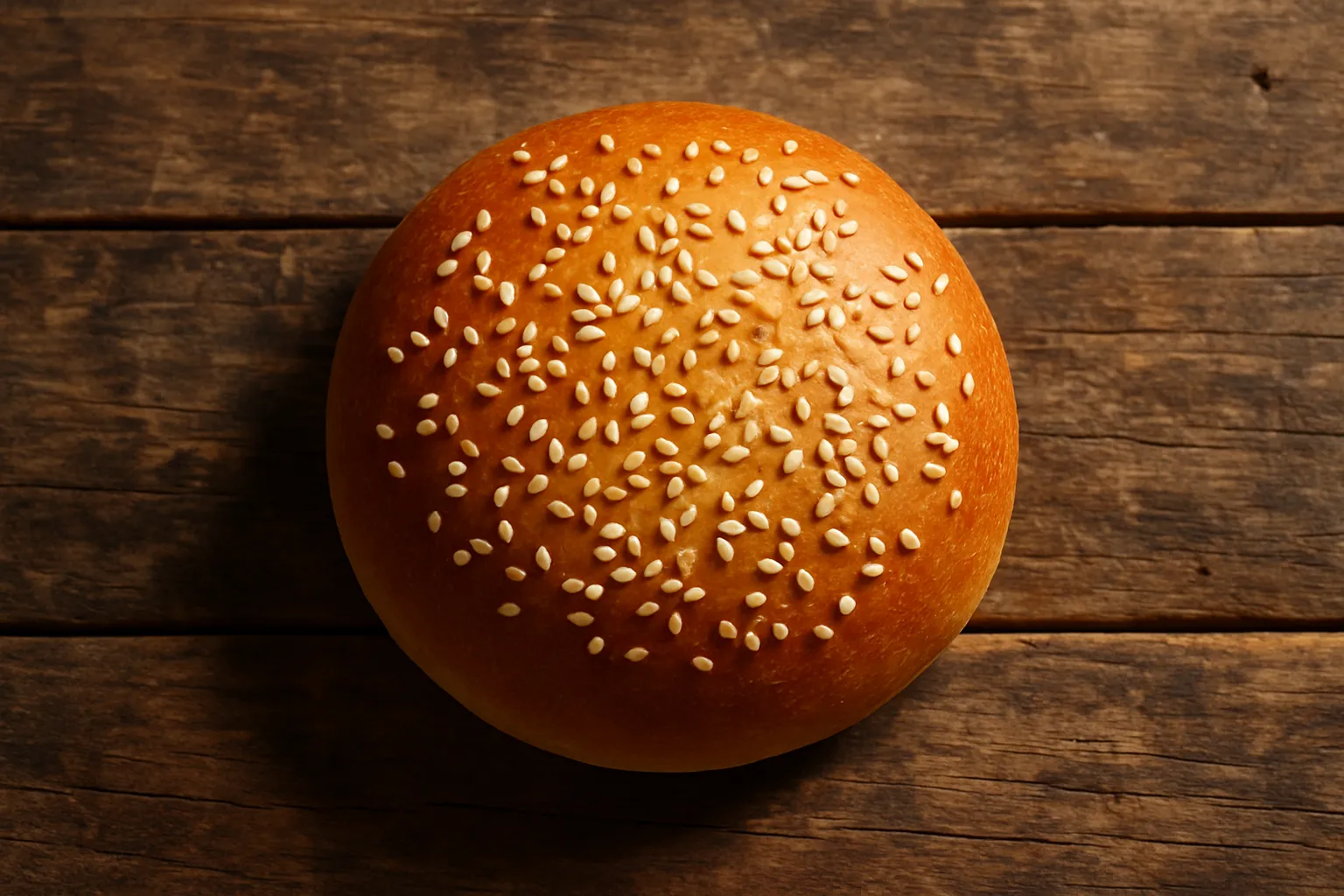 Golden sesame buns with nutty aroma - 280 calories per medium bun