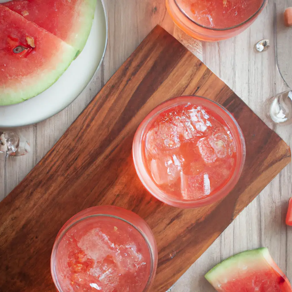 Wendy's Watermelon Sparkling Energy drink with ice and watermelon - 90 calories, 200mg caffeine per medium