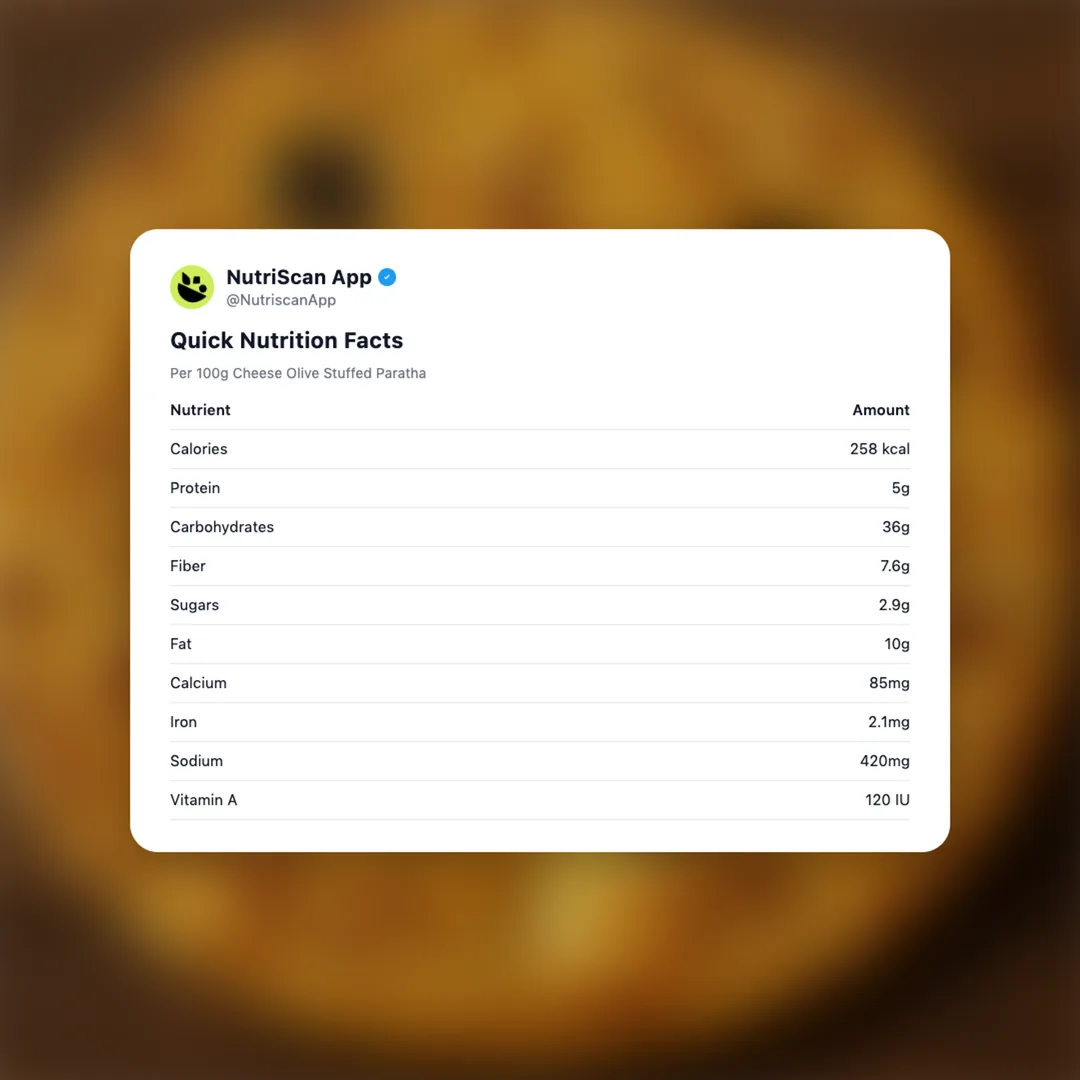 cheese-olive-stuffed-paratha social card 2