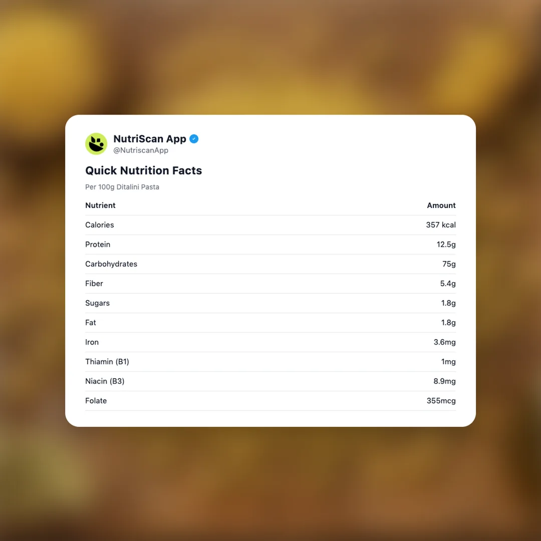 ditalini-pasta social card 2