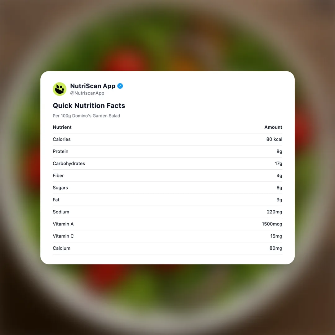 dominos-garden-salad social card 2