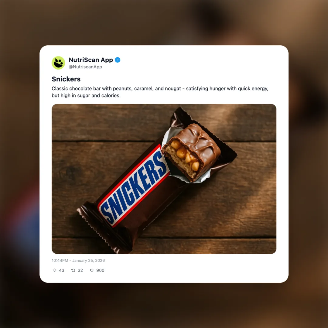 snickers social card 1