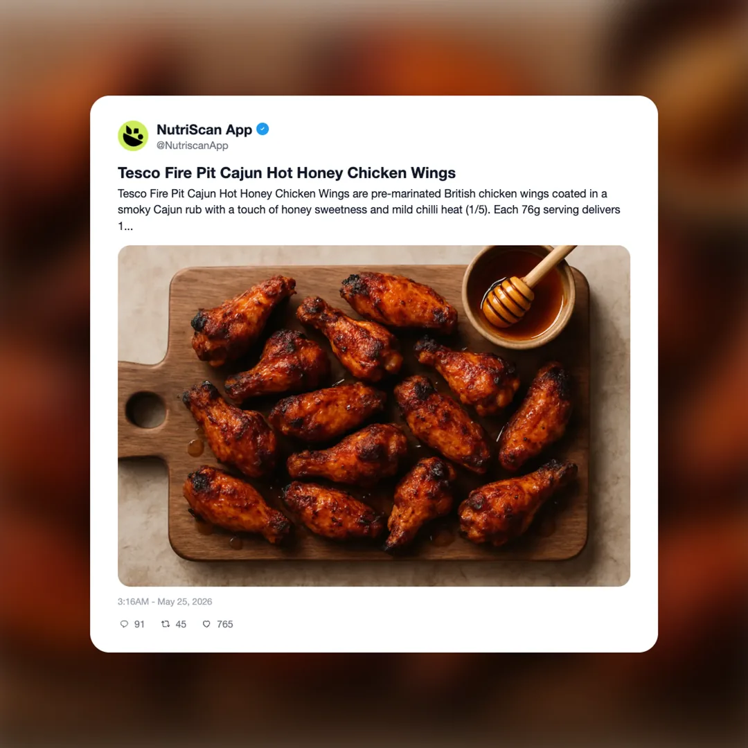 tesco-fire-pit-cajun-hot-honey-chicken-wings social card 1