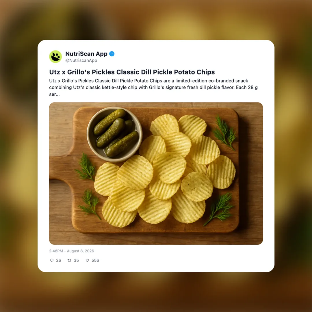 utz-x-grillos-pickles-classic-dill-pickle-potato-chips social card 1