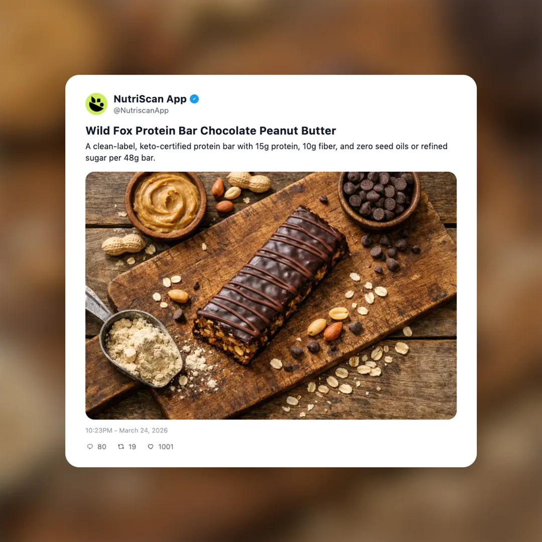 wild-fox-protein-bar-chocolate-peanut-butter social card 1