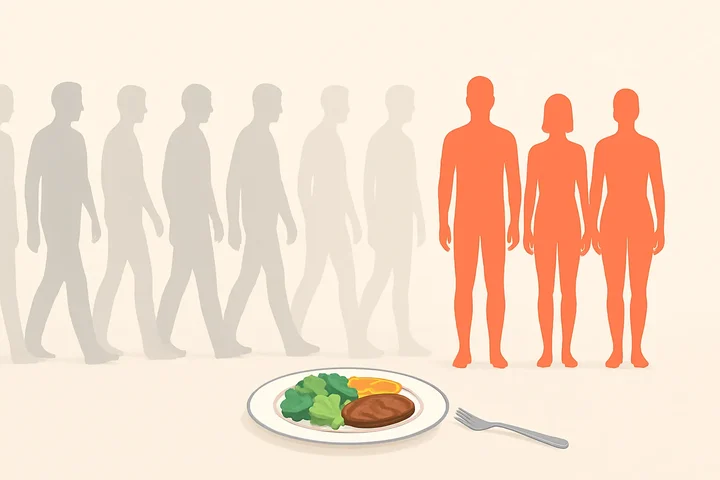 Diet dropout statistics over the first year