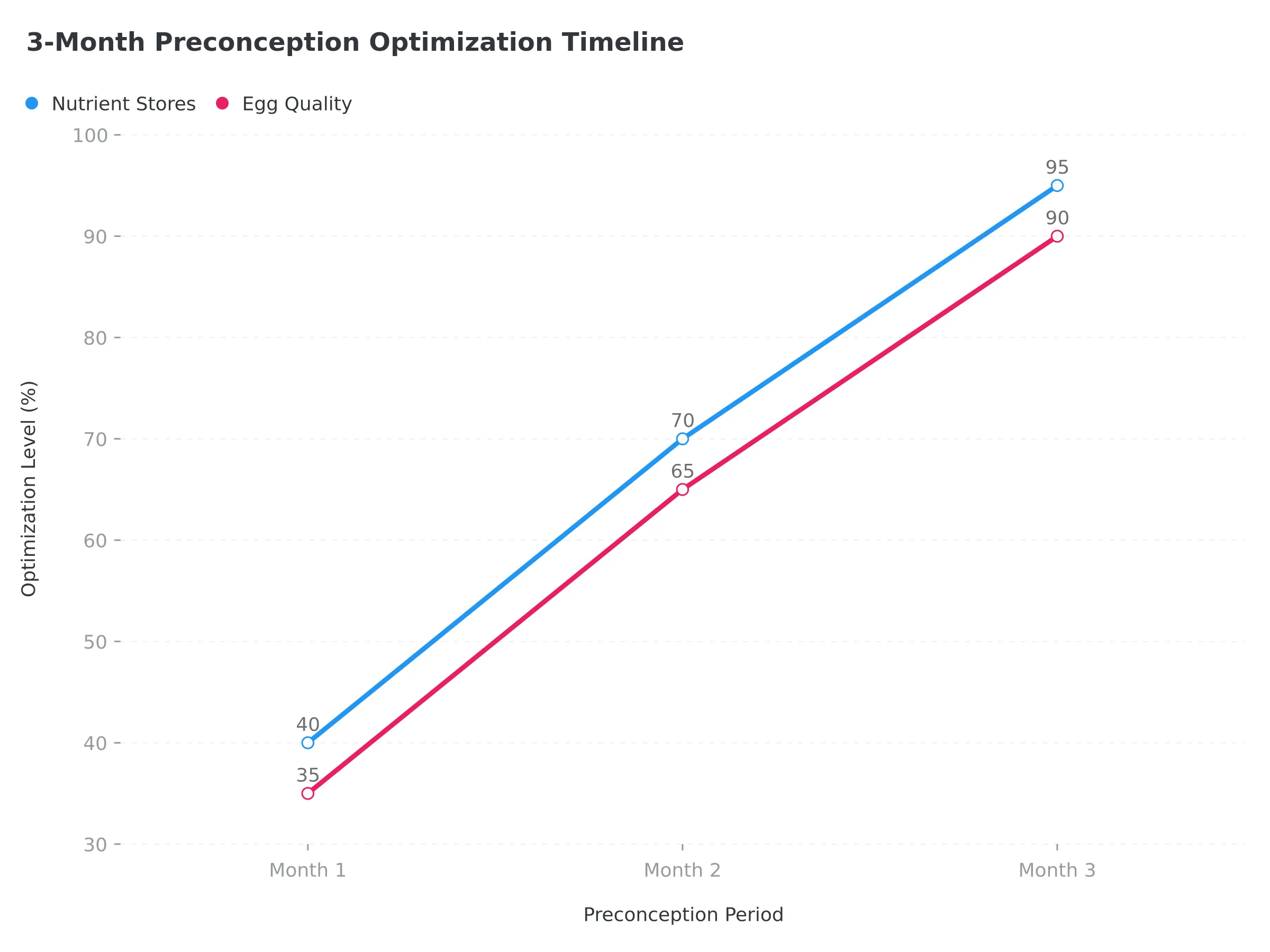 3-Month Preconception Optimization Timeline