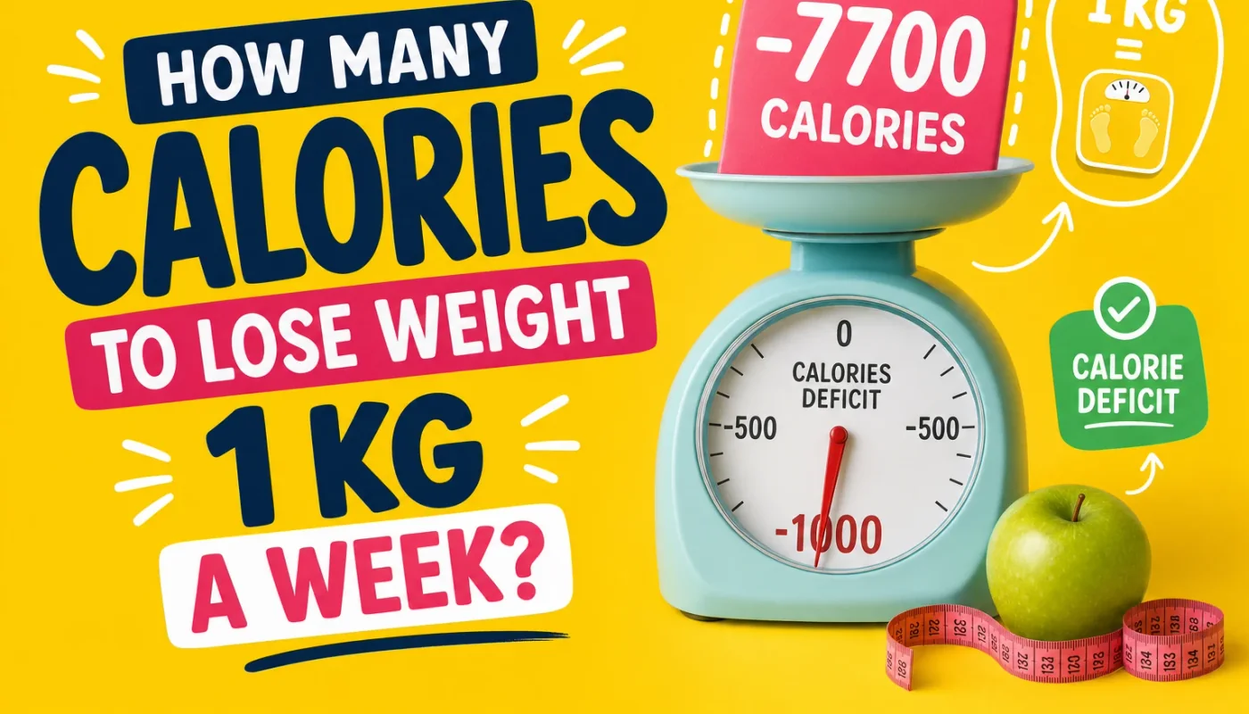 How Many Calories to Lose Weight, 1 kg a Week
