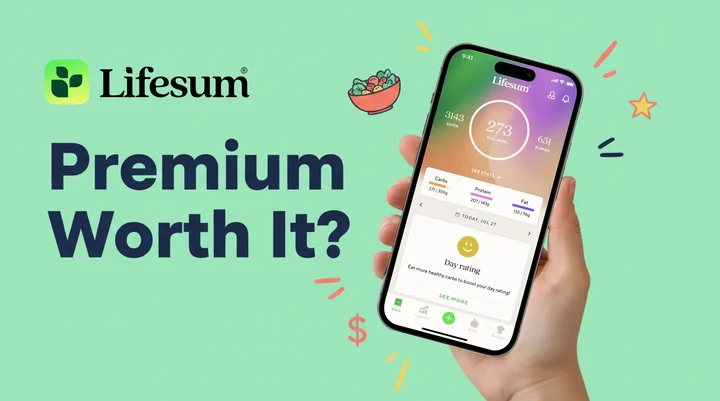Lifesum Premium 2026 review showing meal plans, macro tracking, and pricing comparison for nutrition app