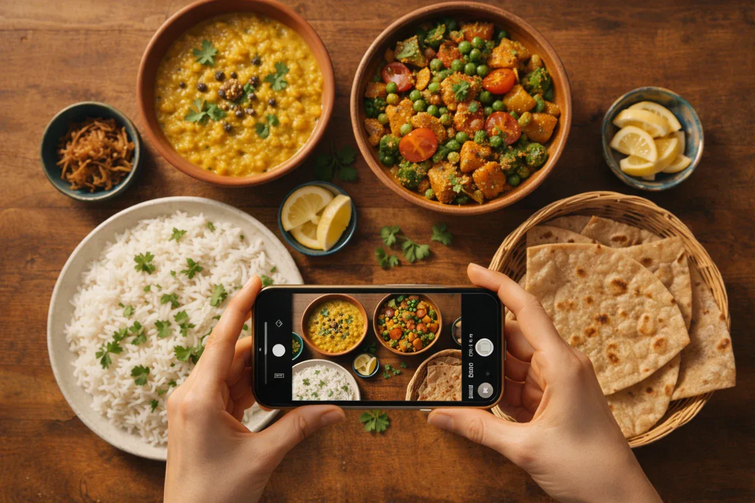 Person cooking a homemade meal, representing the challenge of tracking non-packaged food