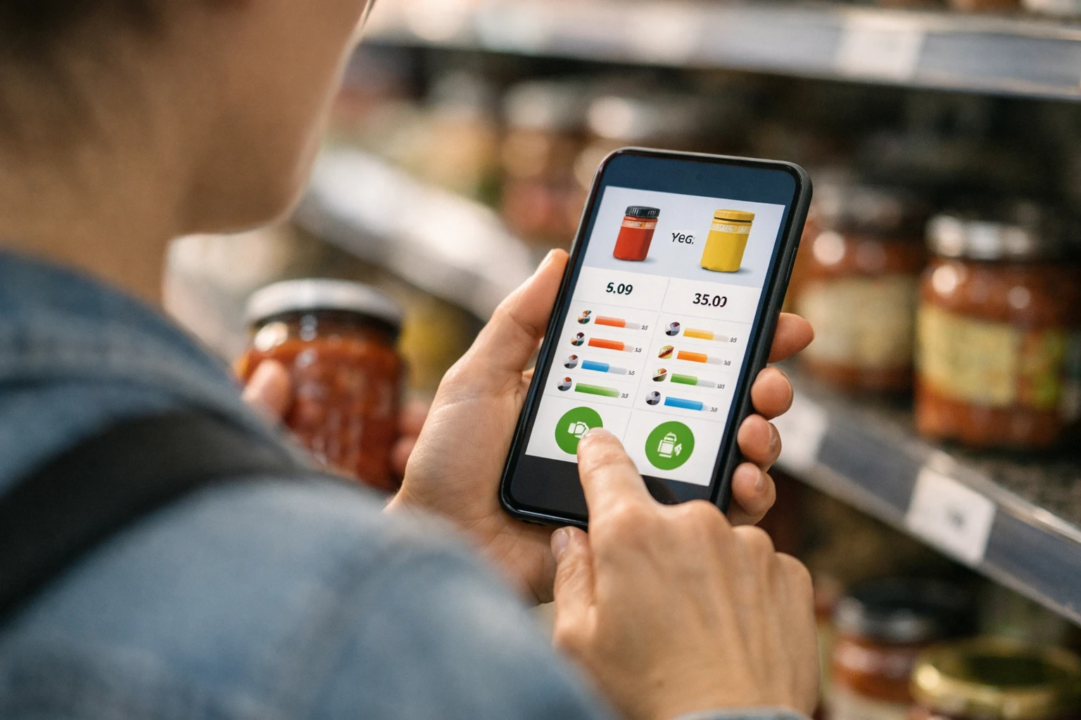 Person cooking a healthy meal in their kitchen