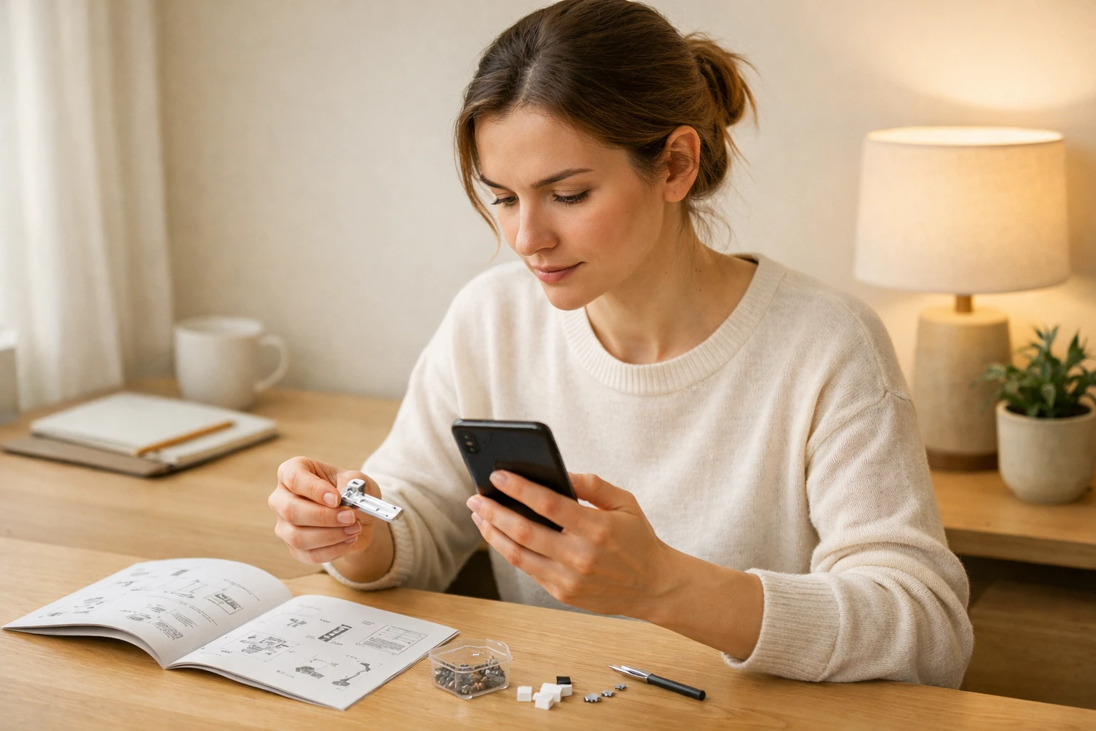 Person carefully following subscription cancellation steps on their phone