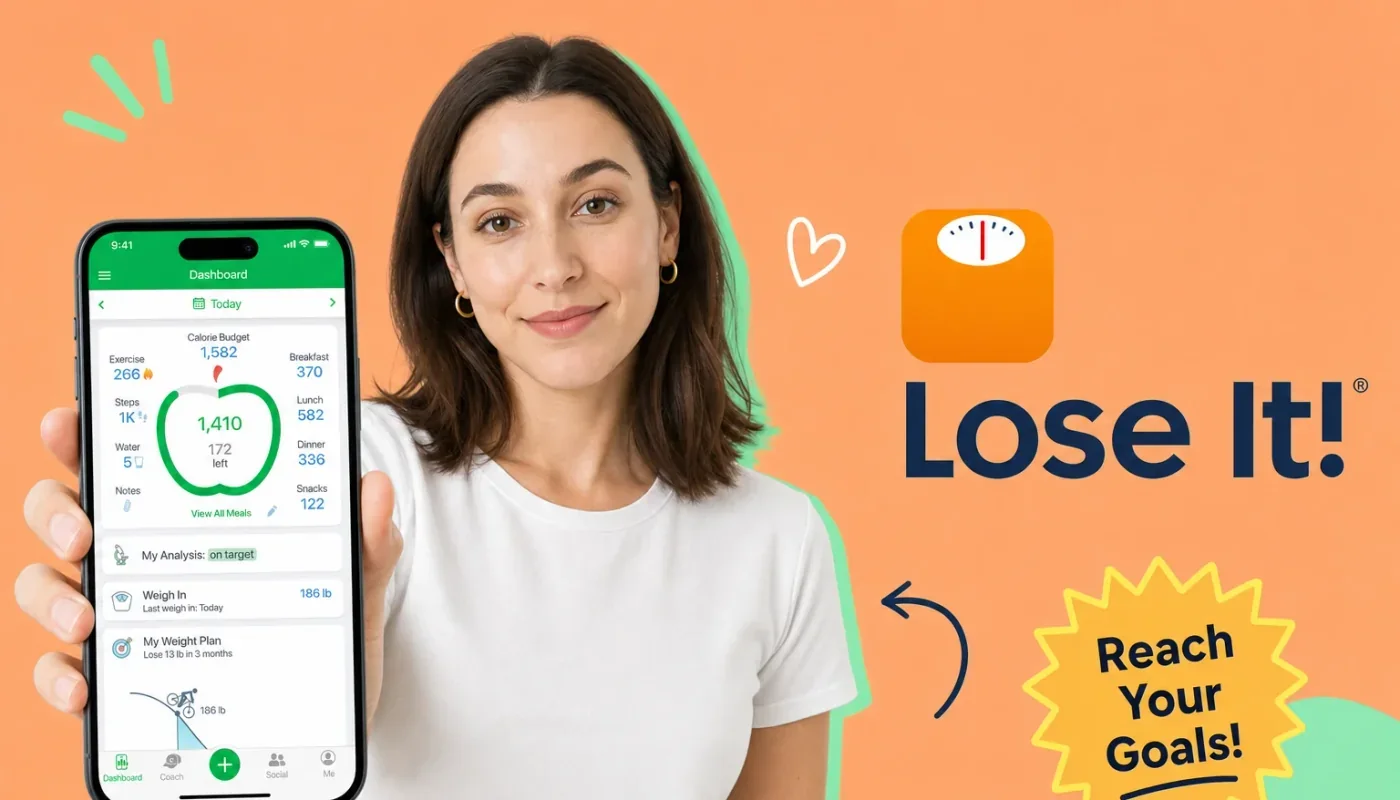 Lose It vs MyNetDiary calorie tracking apps compared side by side on two smartphones