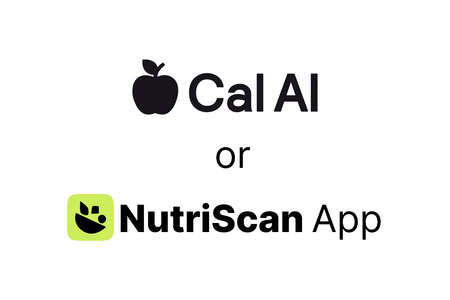 CalAI vs NutriScan comparison showing free alternative with better features