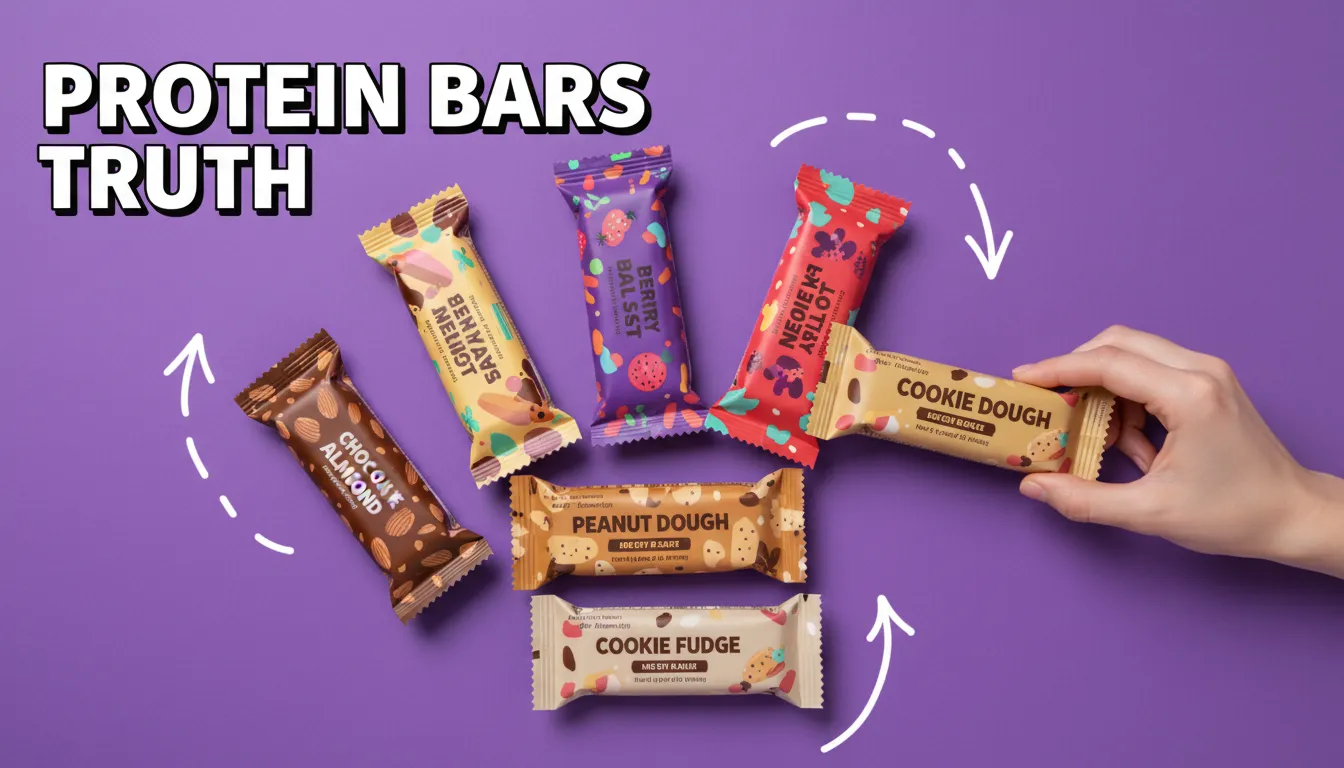 Person examining protein bars in store with focus on nutrition labels, representing the research needed for weight loss success
