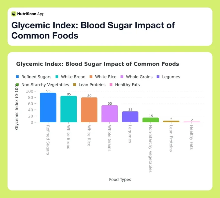 Glycemic Index: Blood Sugar Impact of Common Foods