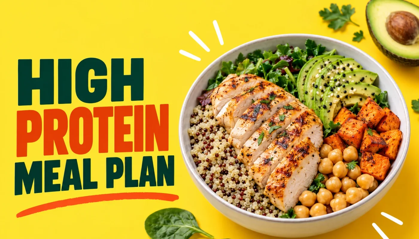 High Protein Meal Plan: 120 to 150 g a Day, No Shakes