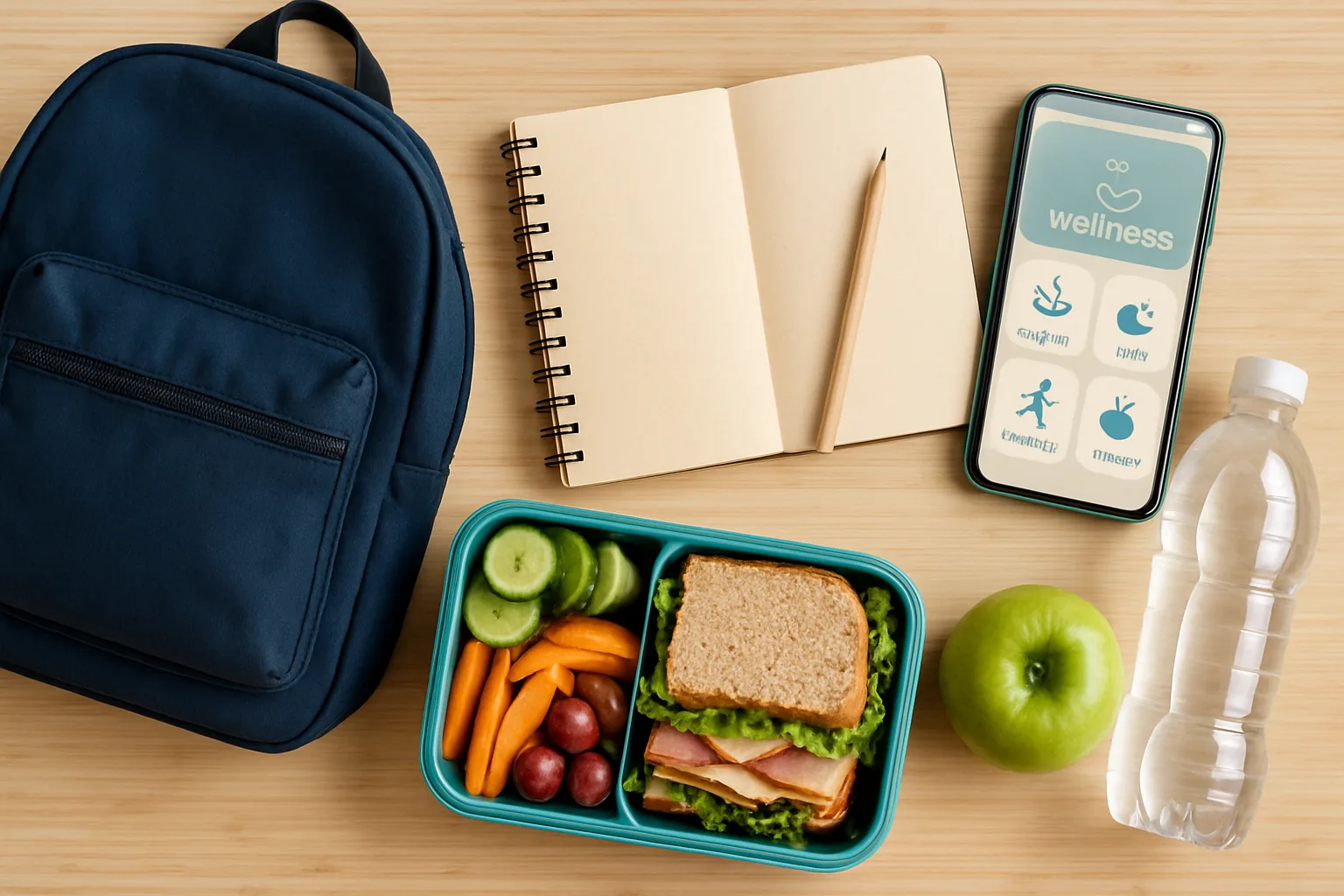 Étudiant travaillant sur un ordinateur portable devant un tableau noir, représentant les offres de rentrée