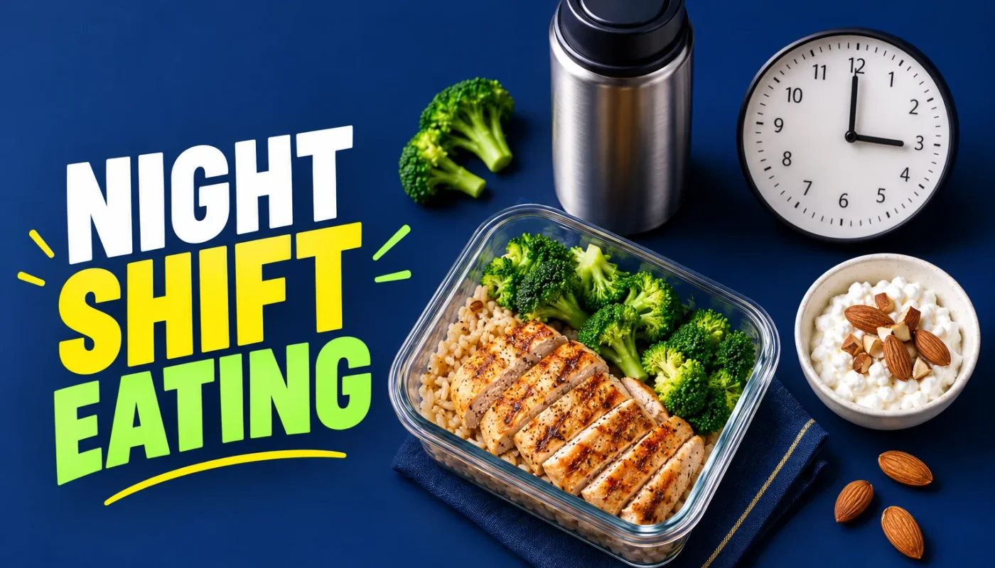 Alimentation de nuit : plan repas pour un poste de 19 h à 7 h