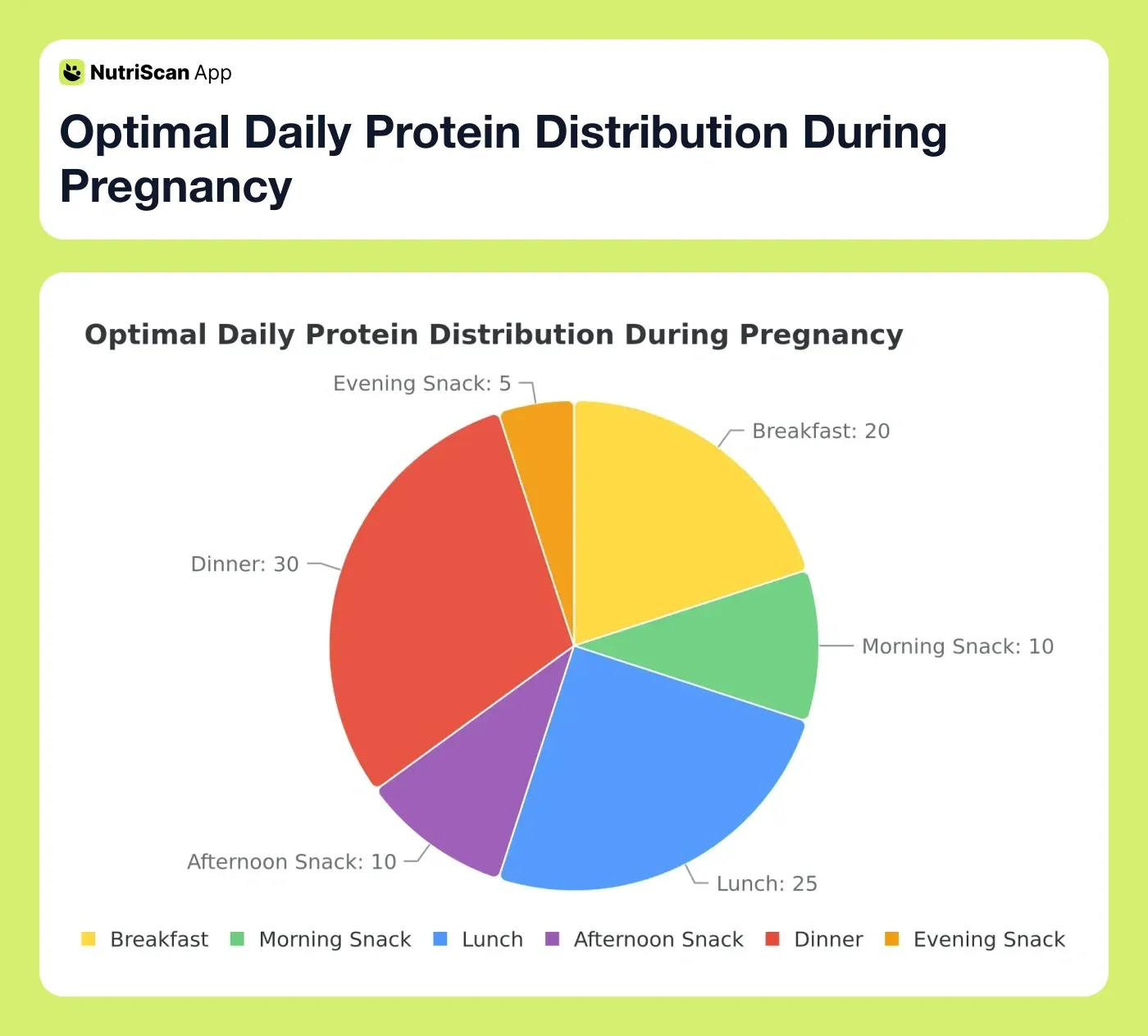 Optimal Daily Protein Distribution During Pregnancy