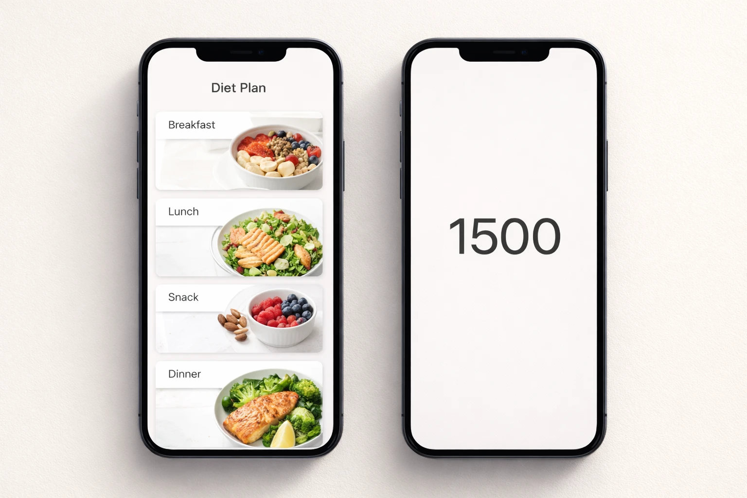 Diet planning comparison showing personalized meal plans vs simple calorie tracking